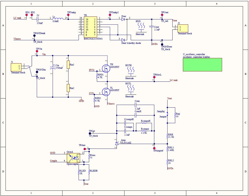 LLC converter schematic page 1