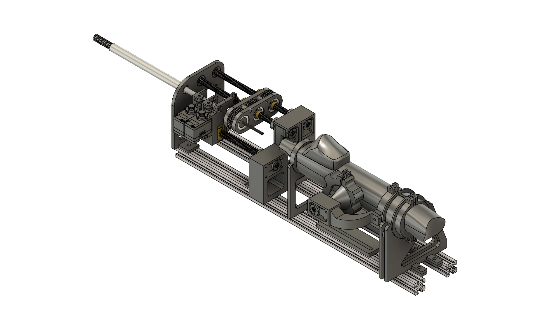 Complete robot CAD assembly